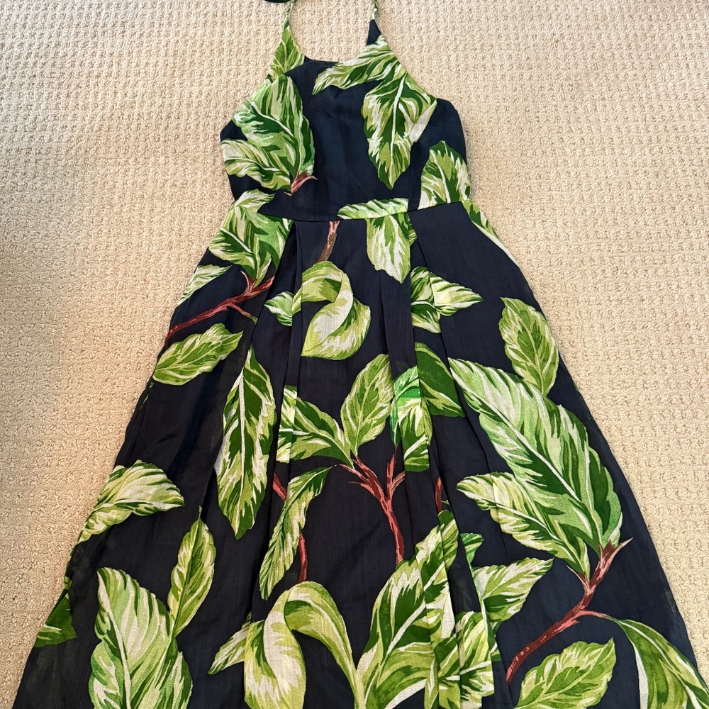 Ann Taylor halter flowered dress